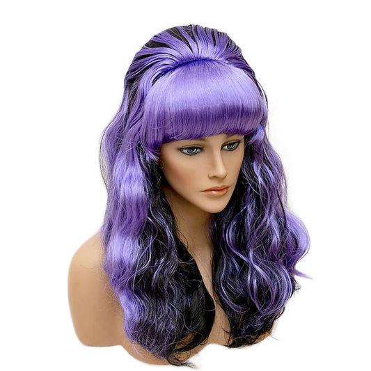Miss Sublime Purple Curly Wig