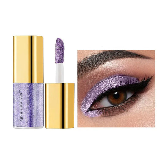 Lux Purple Liquid Glitter Eyeshadow - Sparkle Like a Stage Icon for Fierce Drag Looks