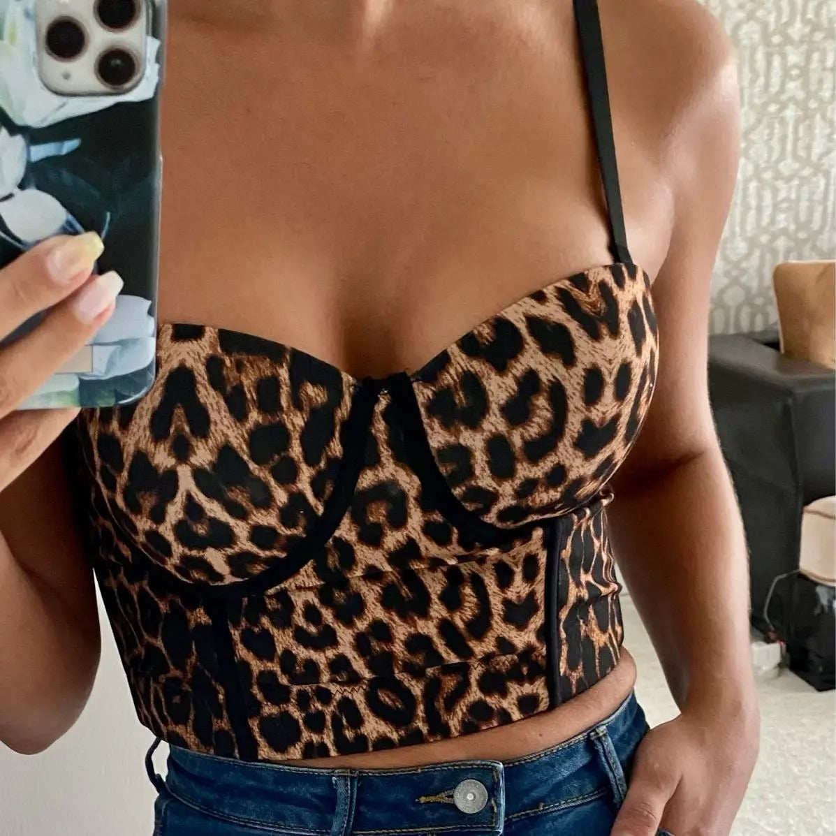 Miss Adora Leopard Print Crop Top – Bold & Fierce Drag Fashion