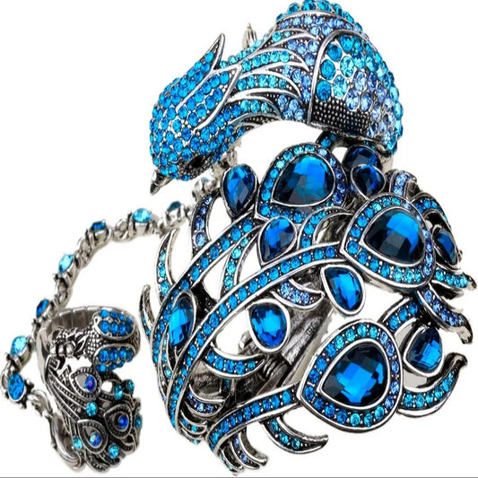 Diva Peacock Bracelet
