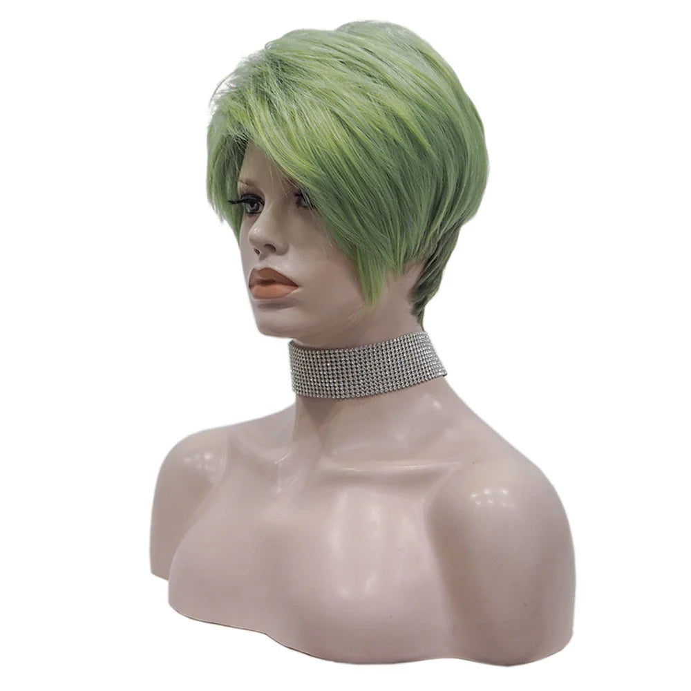Queen Manila Short Green Wig