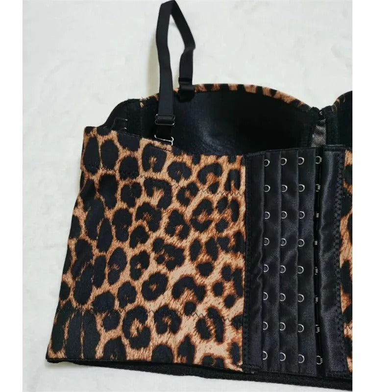 Miss Adora Leopard Print Crop Top – Bold & Fierce Drag Fashion