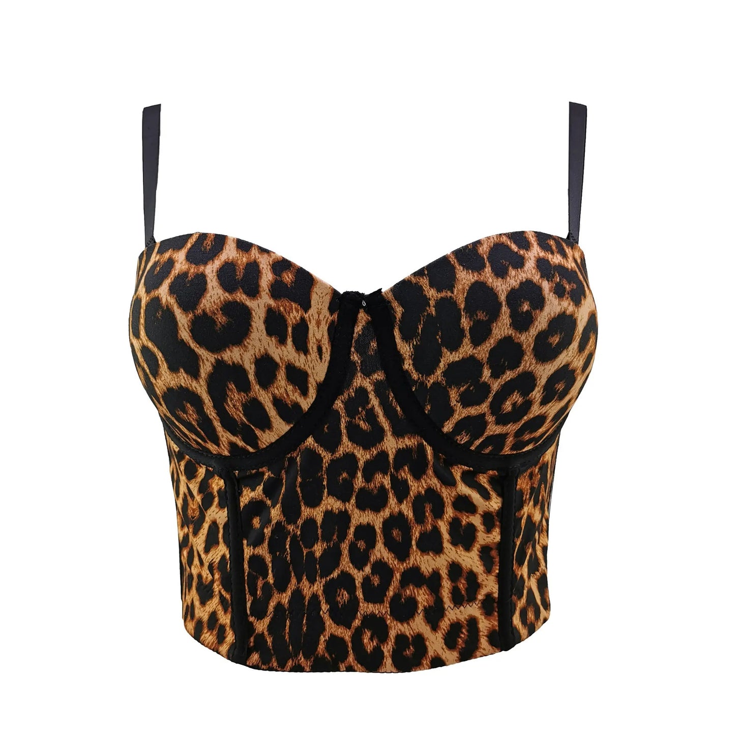 Miss Adora Leopard Print Crop Top – Bold & Fierce Drag Fashion