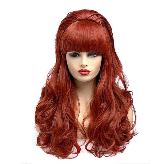 Miss Sublime Red Curly Wig