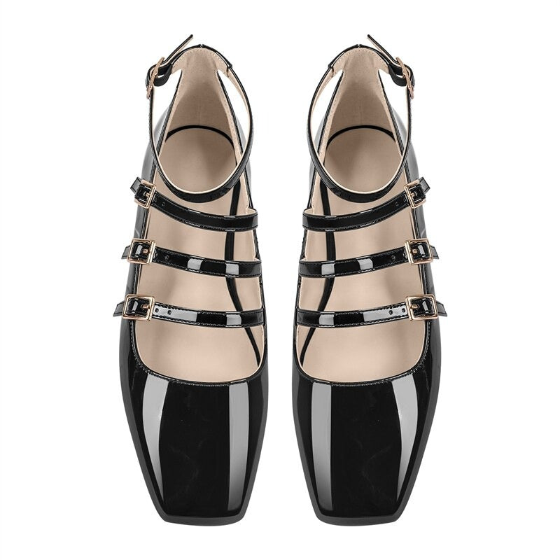 Step Up Your Flat Game, Honey: Square Toe Mary Jane Flats