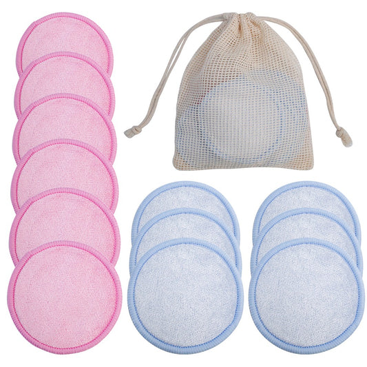 Washable Cleansing Facial Cotton Make Up Removal Pads (12 pcs)