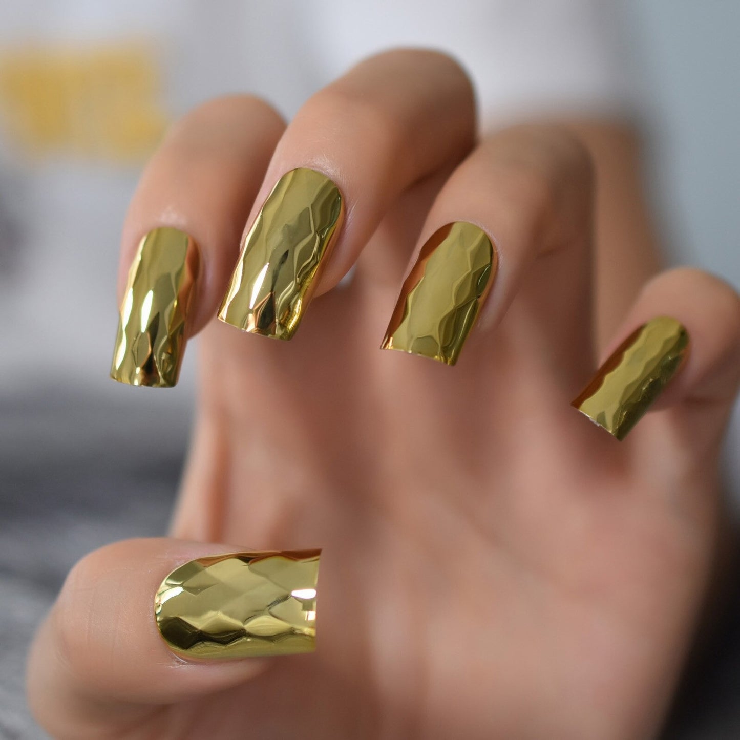 Portia Moniuss Mirror Press On Nails