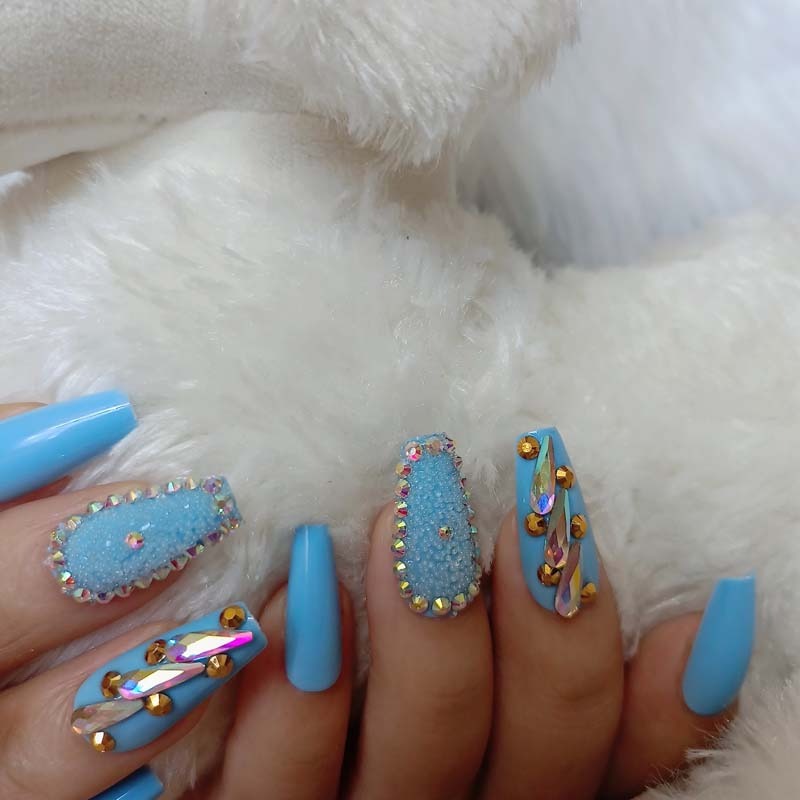 Marry Sipan Luxury Crystal Press On Nails