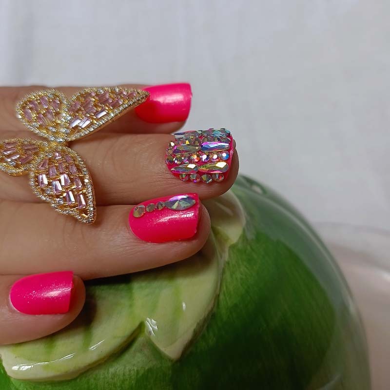 Penny Laized Luxury Press On Nails