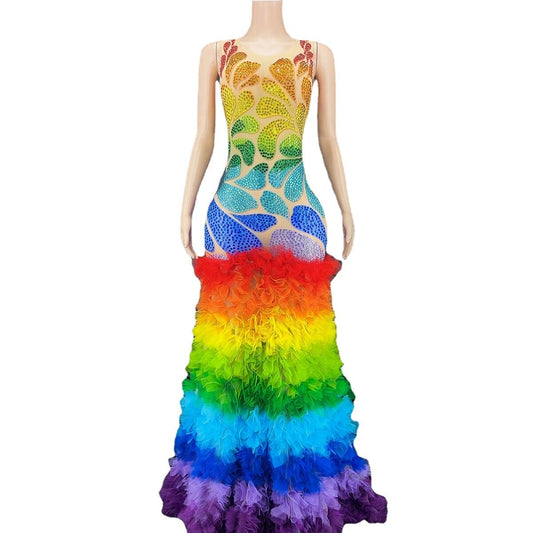 Rainbow Pride Cha Cha Dress