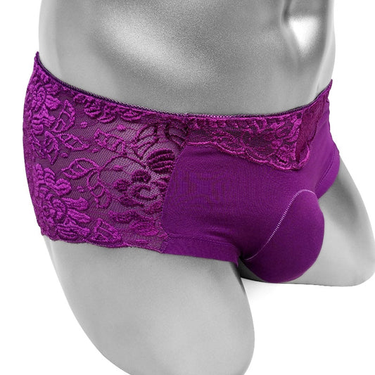 Floral Lace Sissy Pouch Panties
