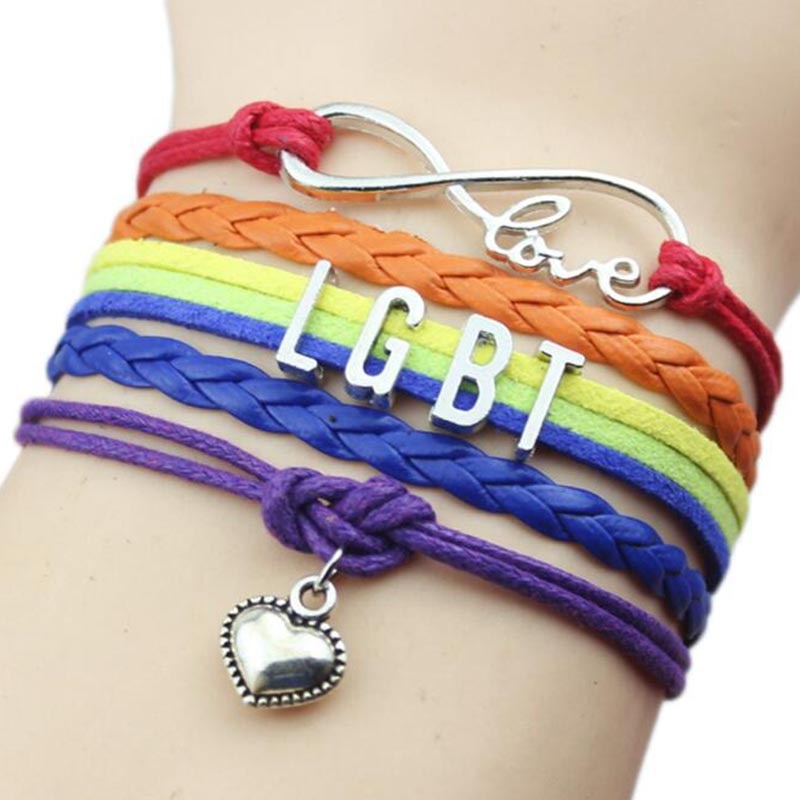LGBT Rainbow Gay Pride Bracelet