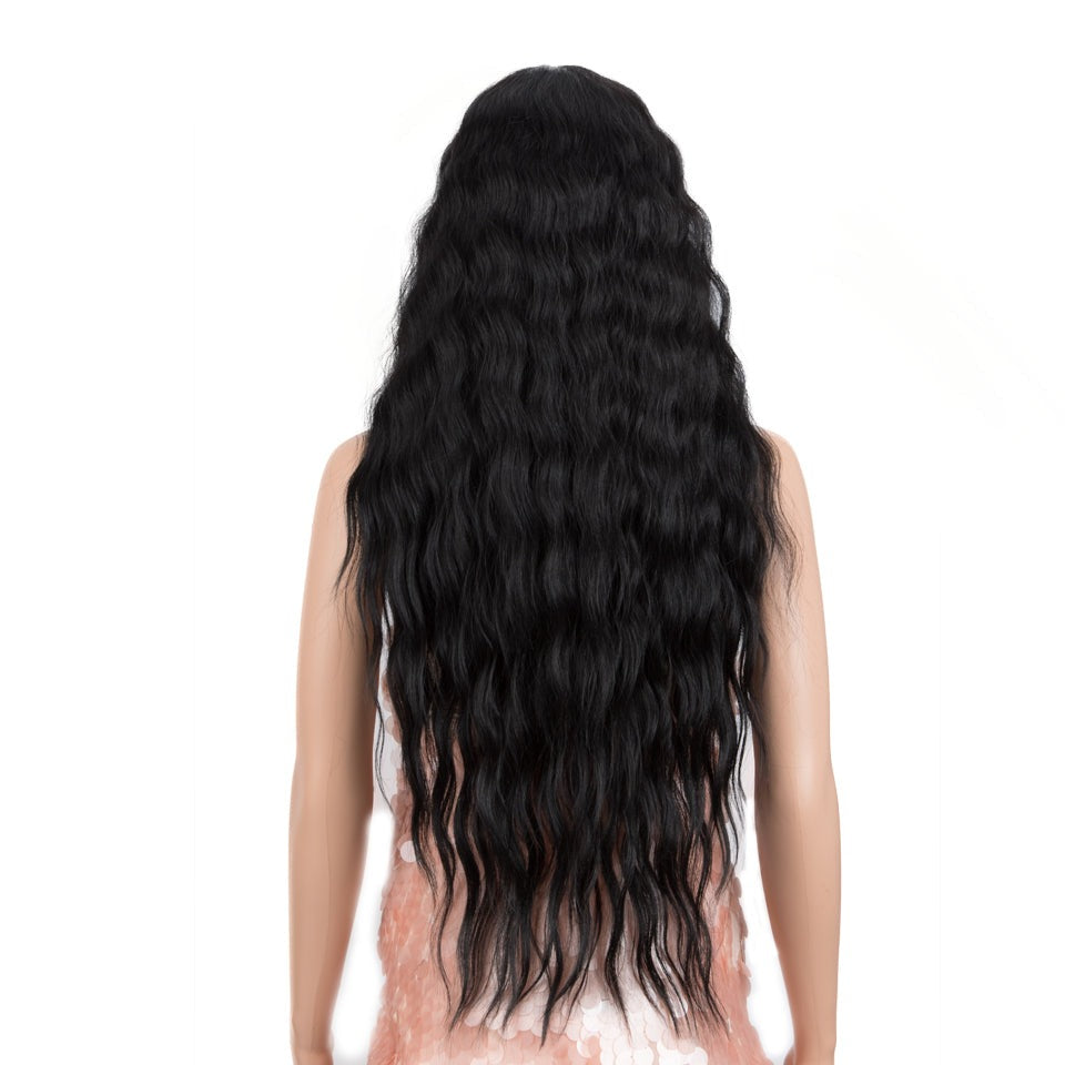 Queen Jennifer Long Black Curly Wig