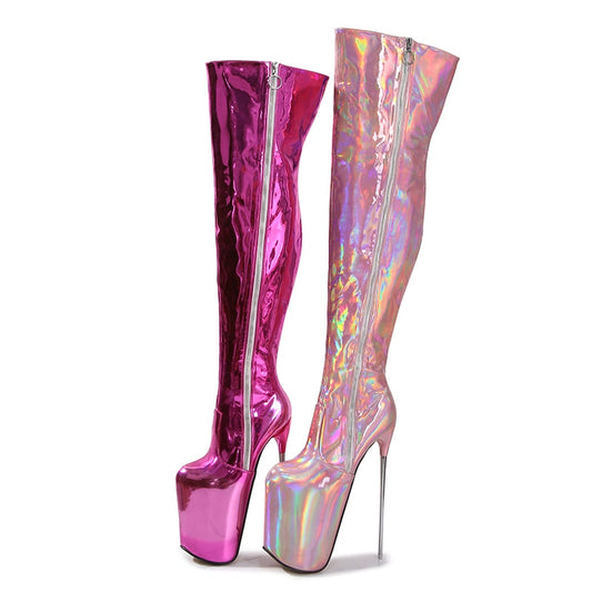Etha Nitty Stiletto Platform Boots