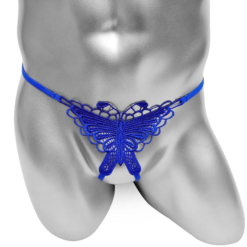 Open Crotch Butterfly Thong