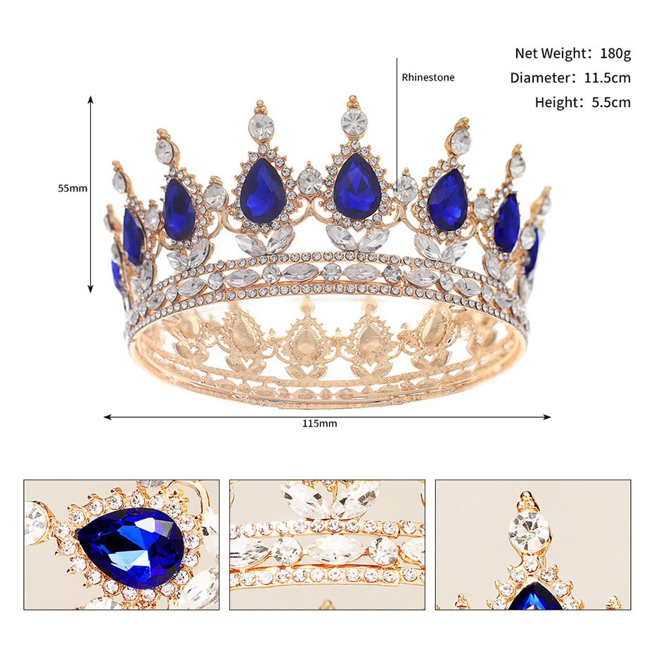 Vye Sual Rhinestone Crown
