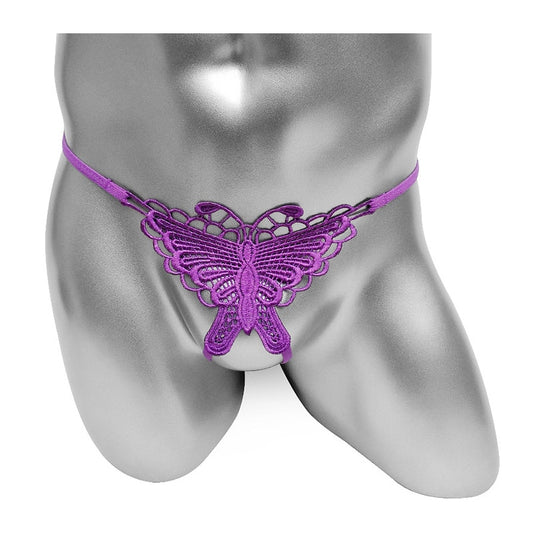 Open Crotch Butterfly Thong