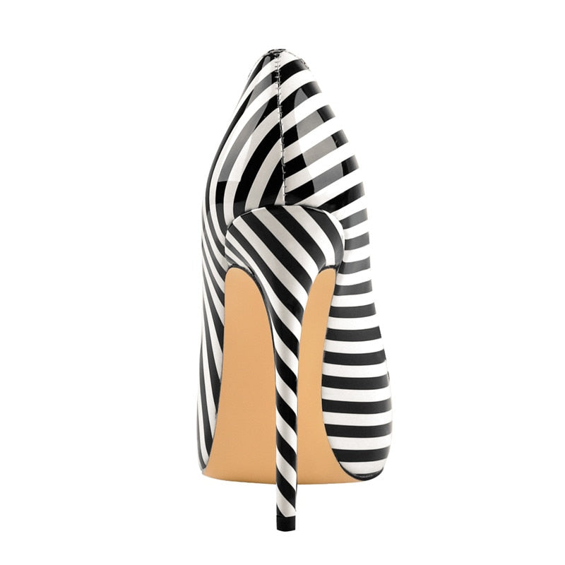 Glemma Rouss Striped Pumps