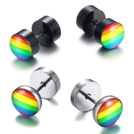 LGBT Gay Pride Rainbow Flag Earrings