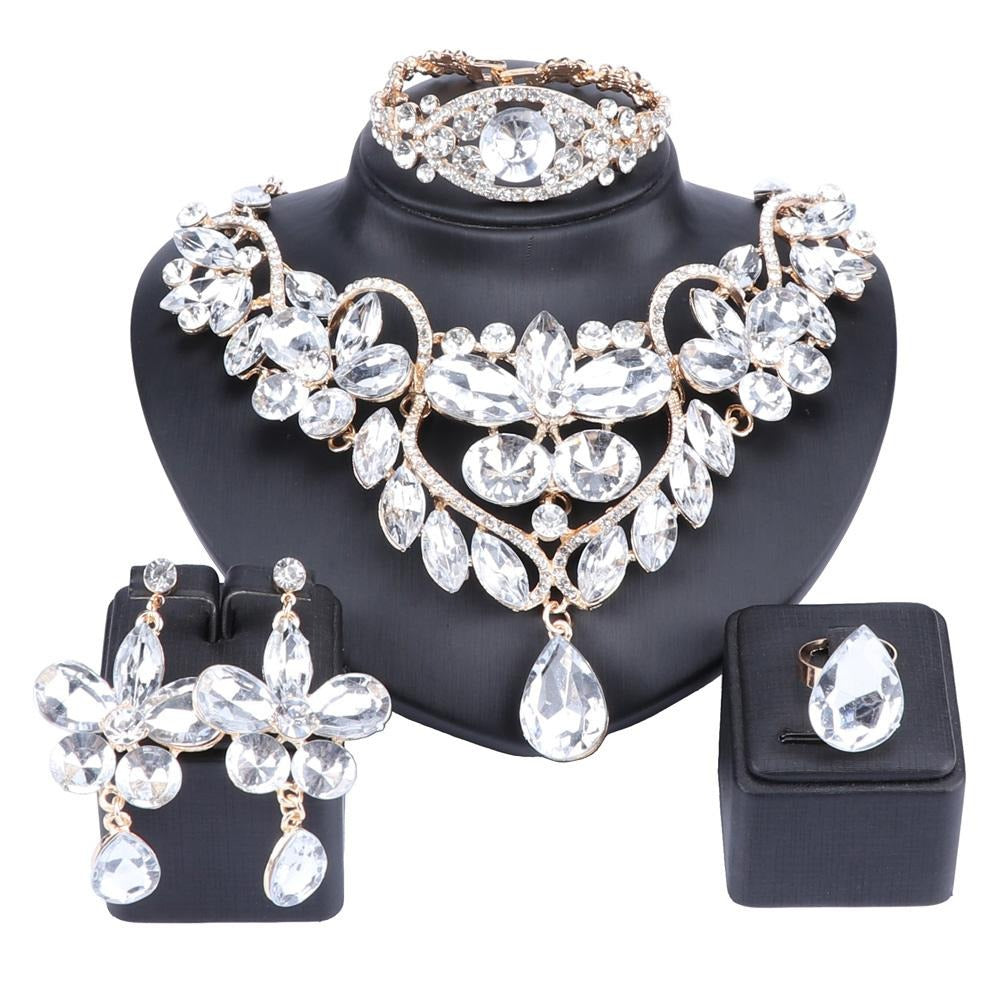 Sue Burben Crystal Jewelry Set
