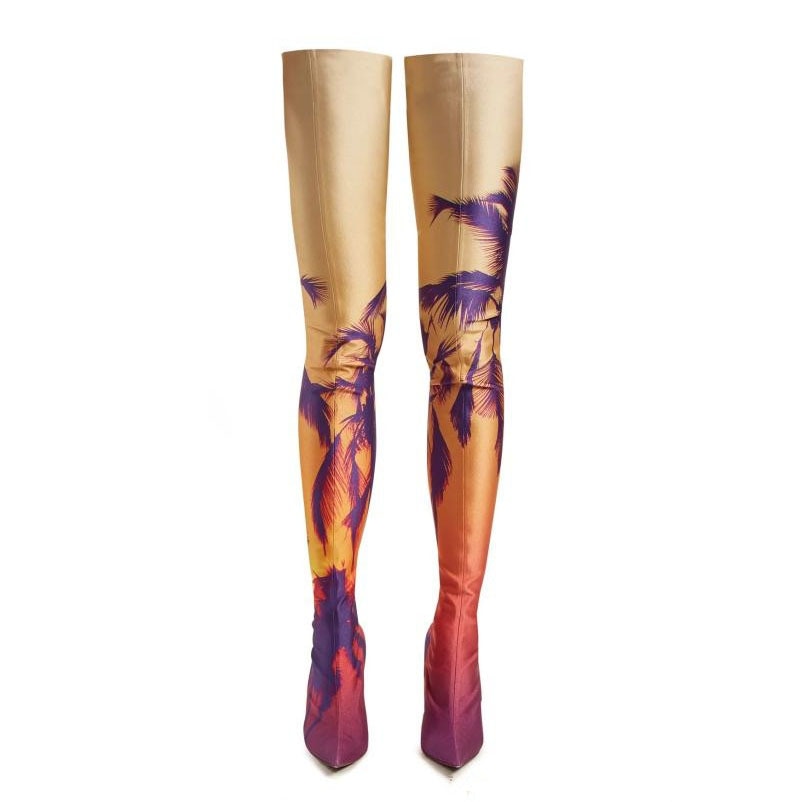 Super Queen Over The Knee Stretch Boots