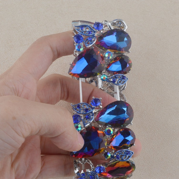 Patty Siyens Blue Crystal Bracelet