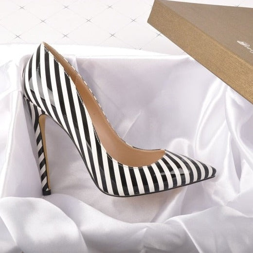 Glemma Rouss Striped Pumps