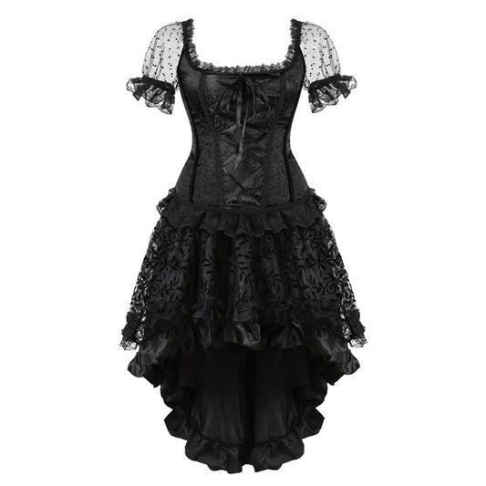 Fierce Elegance: Dauntless Corset Dress for Dazzling Drag Performances