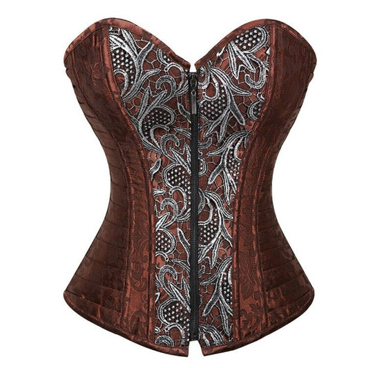 Ivy Druguser Brown Corset