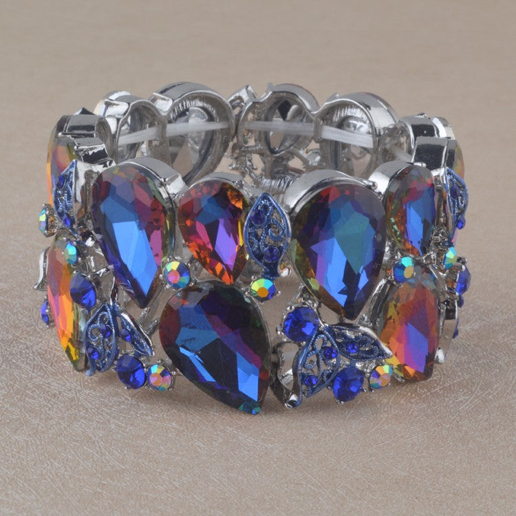Patty Siyens Blue Crystal Bracelet
