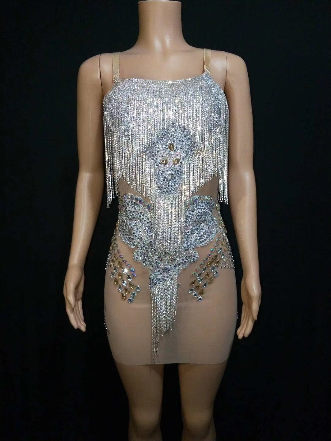 Cora Apple Tassel Mini Dress