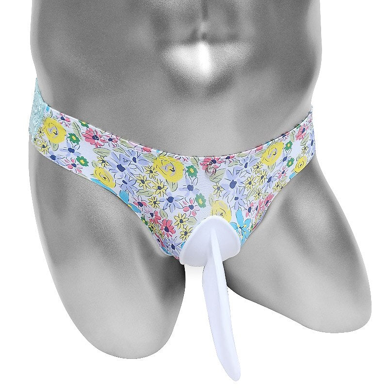 Tess Tickle Floral Pouch Panties