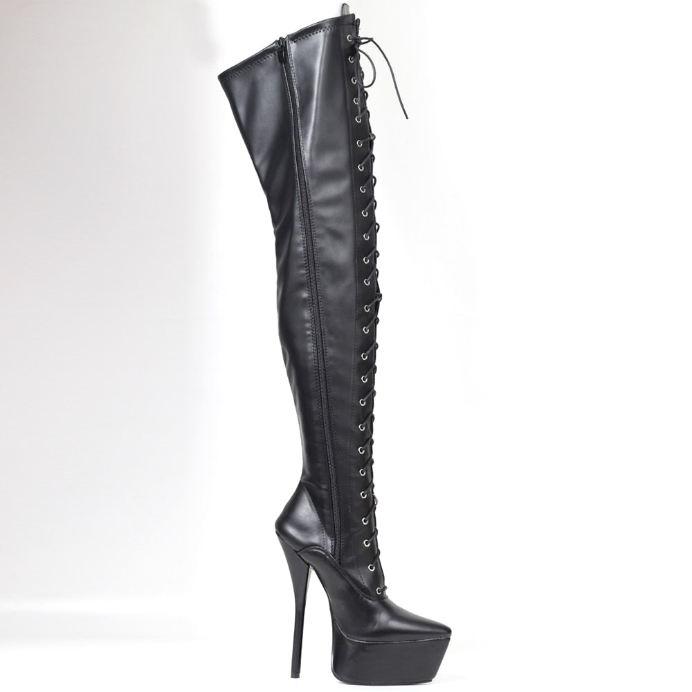 Over Knee Stretch Thigh High Boots