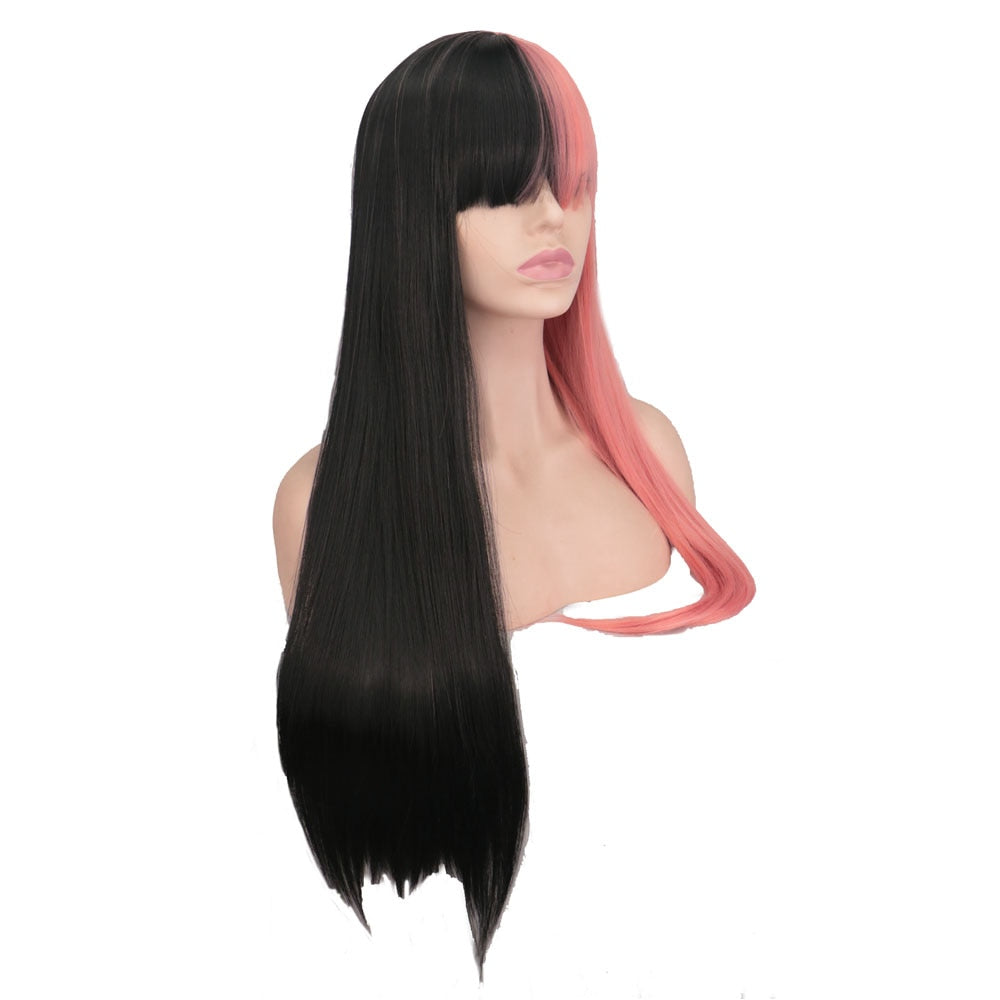Double Trouble Suzu Blime Wig: Slay in Pink & Black