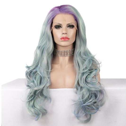 Queen Blue & Purple Wig