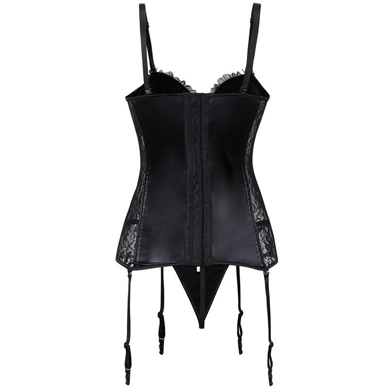 Enda DaWorld Faux Leather Corselet With Straps