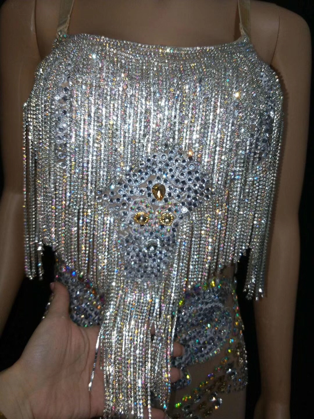 Cora Apple Tassel Mini Dress