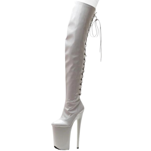Carmen Whore Pole Dance Thigh High Boots