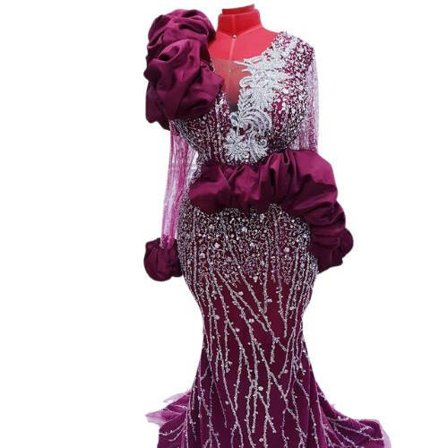 Hope Diamond Ruffles Mermaid Dress