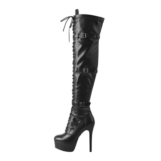 Tina Cious Over The Knee Stiletto Boots