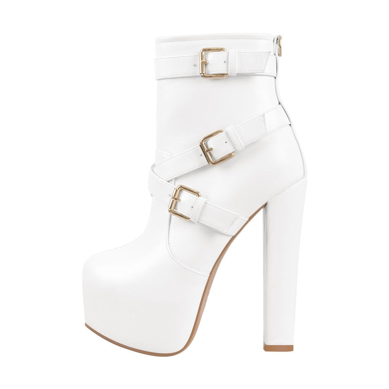 Queen Ana Platform Ankle Boots