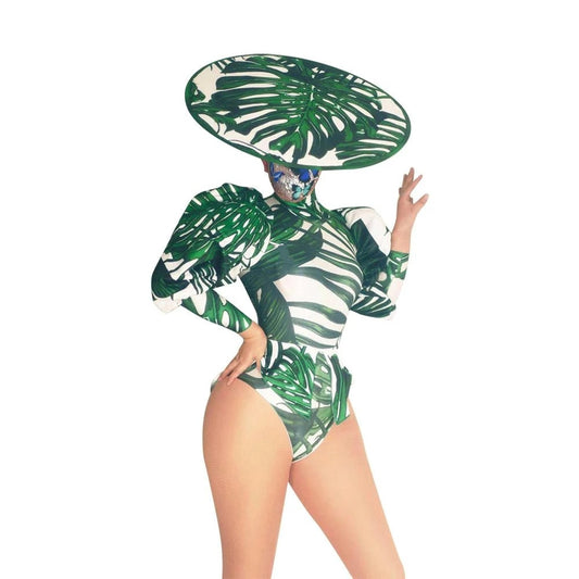 Green Leaf 3 Piece Jumpsuit