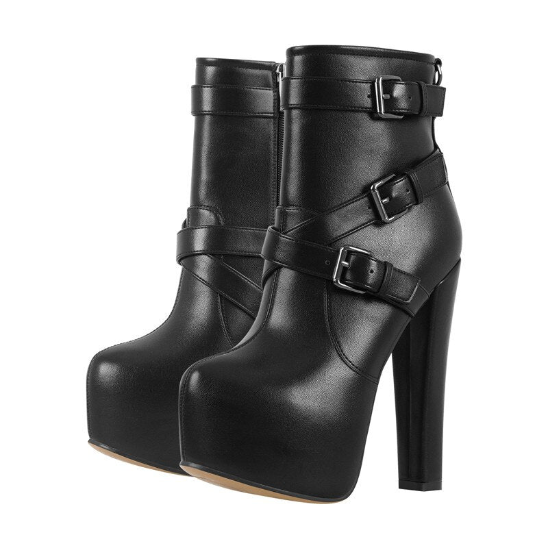 Queen Ana Platform Ankle Boots