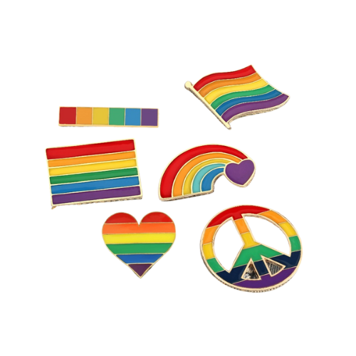 LGBT Gay Pride Rainbow Enamel Pin