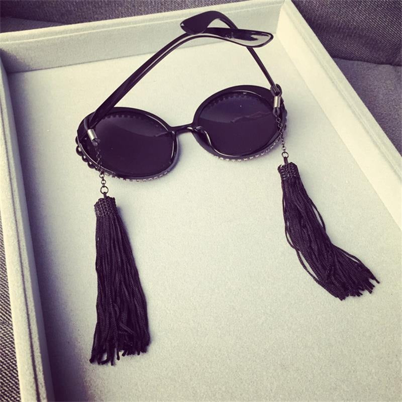 Queen Mariah Tassel Sunglasses