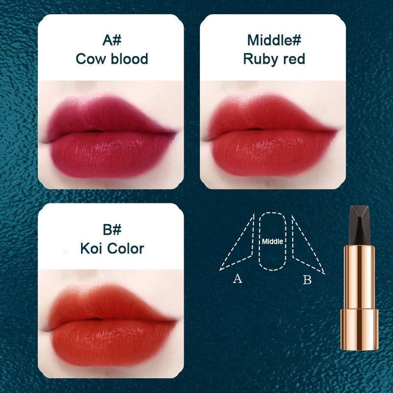 3 Kinds of Red in 1 Lipstick