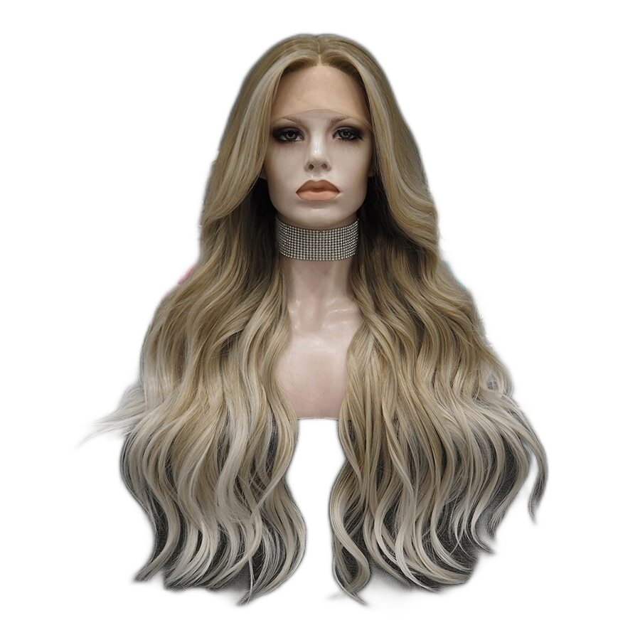 Ann T. Christ Ombre Blonde Lace Front Wig