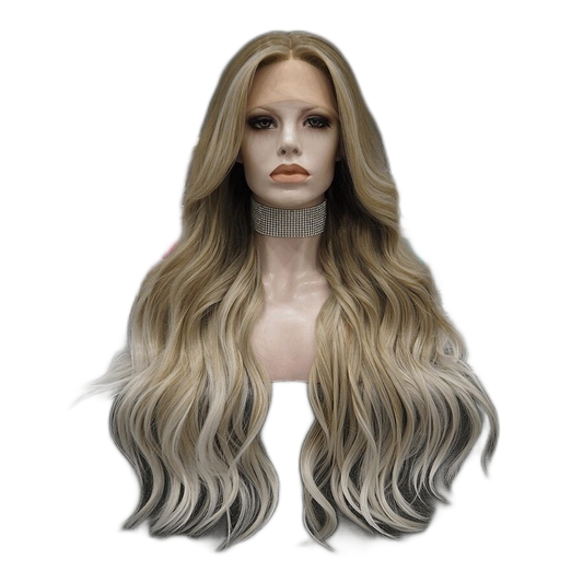 Ann T. Christ Ombre Blonde Lace Front Wig