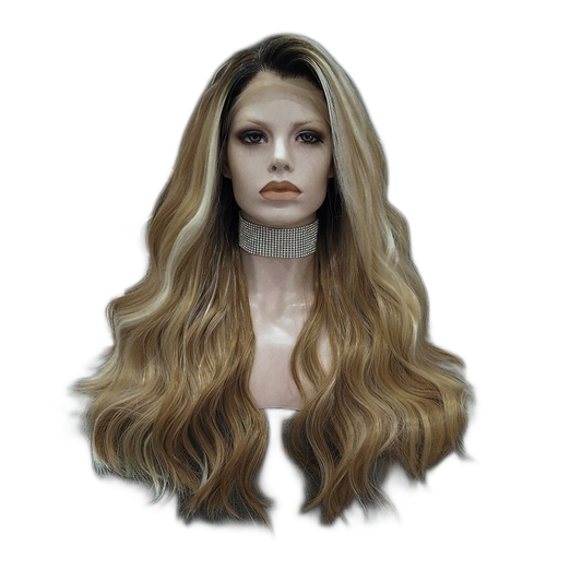 Rhea Ranged Highlighted Blonde Brown Lace Front Wig