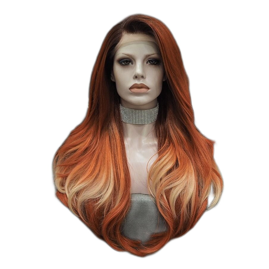 Ruby Slippers Ombre Orange Lace Front Wig